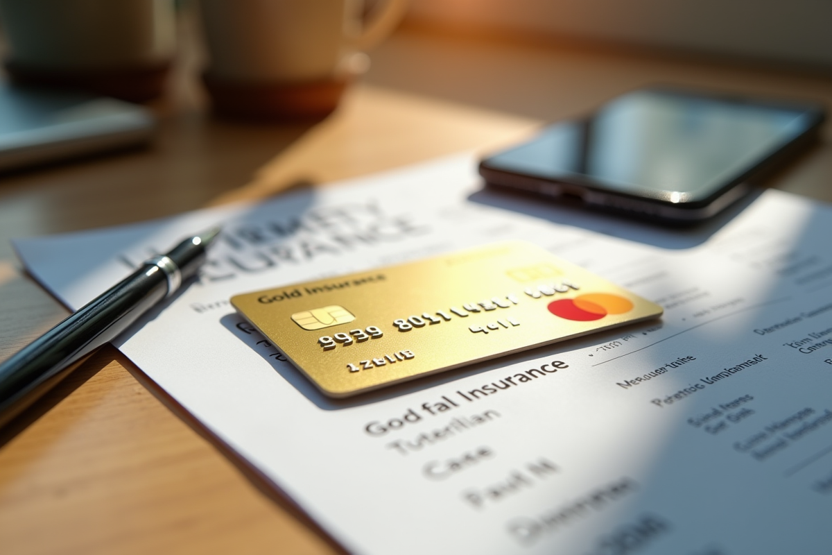 Carte Mastercard or sur des documents d
